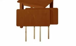 maison bleue Ansteckplatte, 1-teilig Florian | bernsteinfarbig Ausführung 2 (passend zu Tisch mit Breite 90 cm)