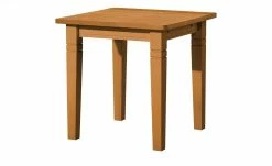 maison bleue Esstisch massiv Florian | bernsteinfarben ca. 78x78 cm