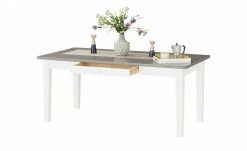 maison bleue Esstisch massiv Florian | Weiß / Grau ca. 180x90 cm -Tische Verkäufe 13303760 7 202108131411