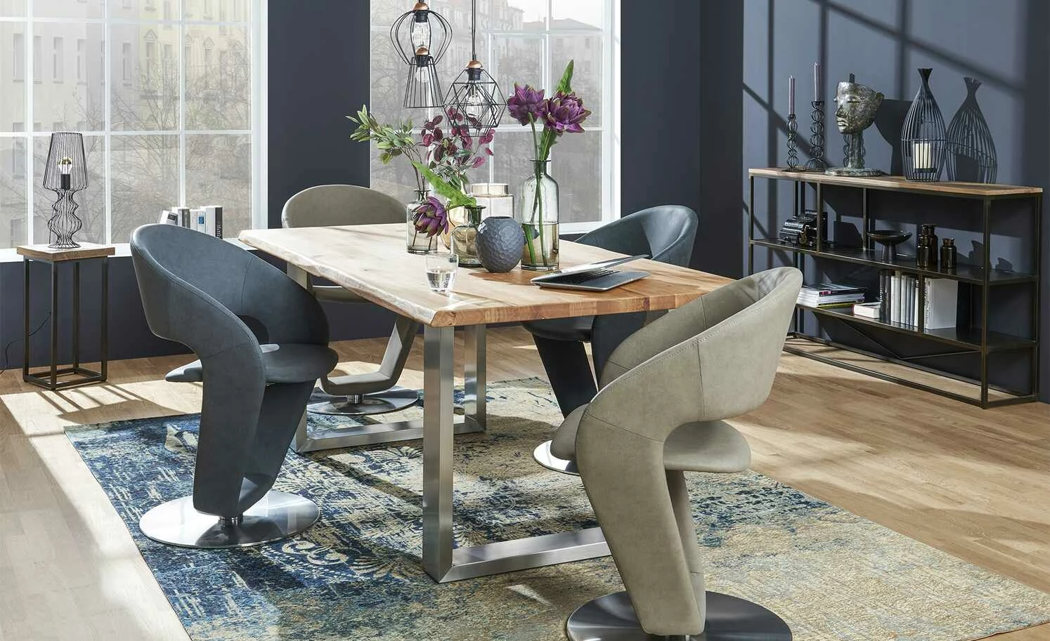 Woodford Kufentisch massiv Greta Woodford Kufentisch massiv Greta | ca. 180x90 cm mit Baumkante -Tische Verkäufe 13305235 7 202101262258