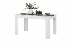 Esstisch Amin | Weiß / Eiche Schwarz (Nachbildung) -Tische Verkäufe 13307140 3 201905102035