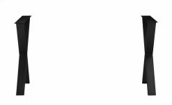 Tischgestell Comida | Schwarz Gestell X-förmig -Tische Verkäufe 13307198 3 201905202037