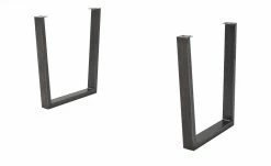 Dine + Mine Tischgestell SigNature One | Antikgrau Trapez-Form