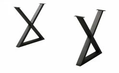 Dine + Mine Tischgestell SigNature One | Anthrazit X-Form