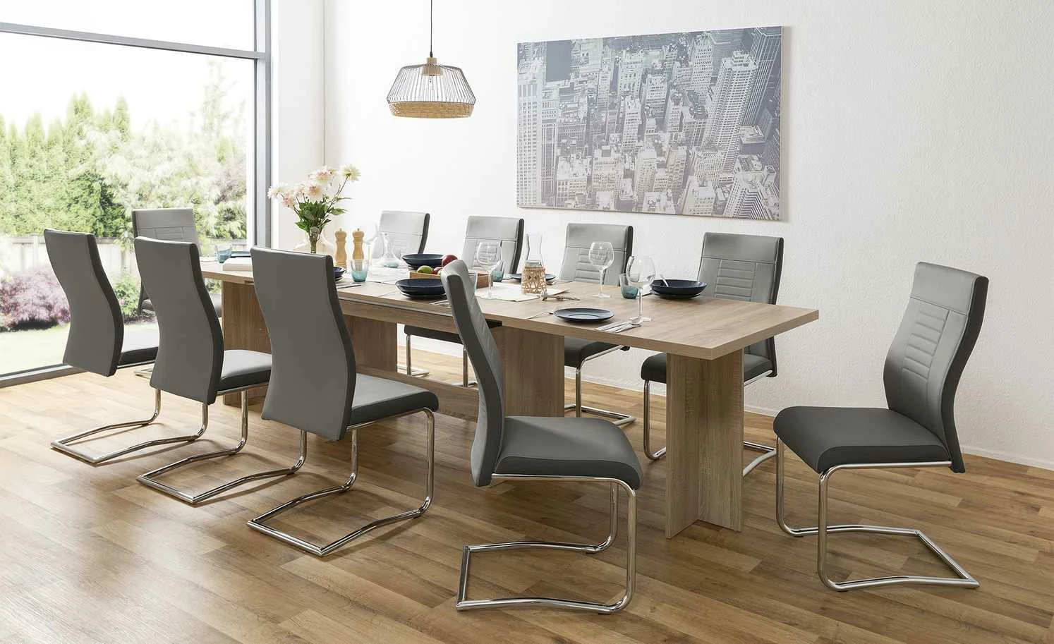 Esstisch ausziehbar Fabio Esstisch ausziehbar Fabio | Eiche sägerau (Nachbildung) -Tische Verkäufe 13307473 12 201901242210