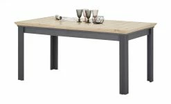 Esstisch ausziehbar Varese | Asteiche (Nachbildung) / Graphitgrau -Tische Verkäufe 13307568 8 201907162247