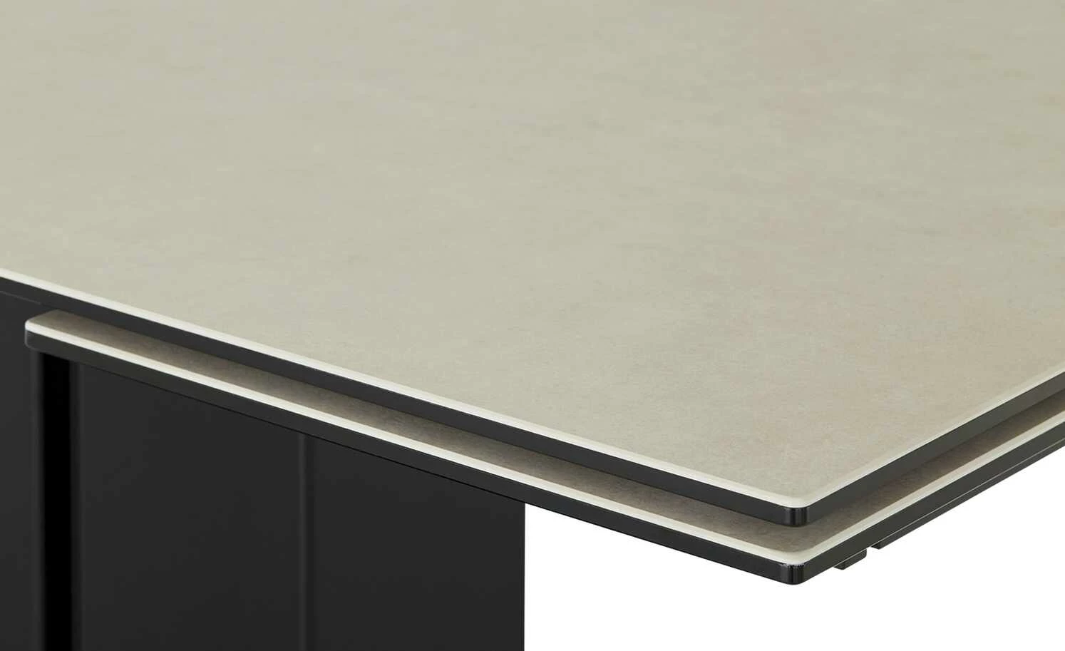 Connubia Säulentisch ausziehbar Pegaso Connubia Säulentisch ausziehbar Pegaso | Salzweiß Schwarz -Tische Verkäufe 13307988 3 202204292232