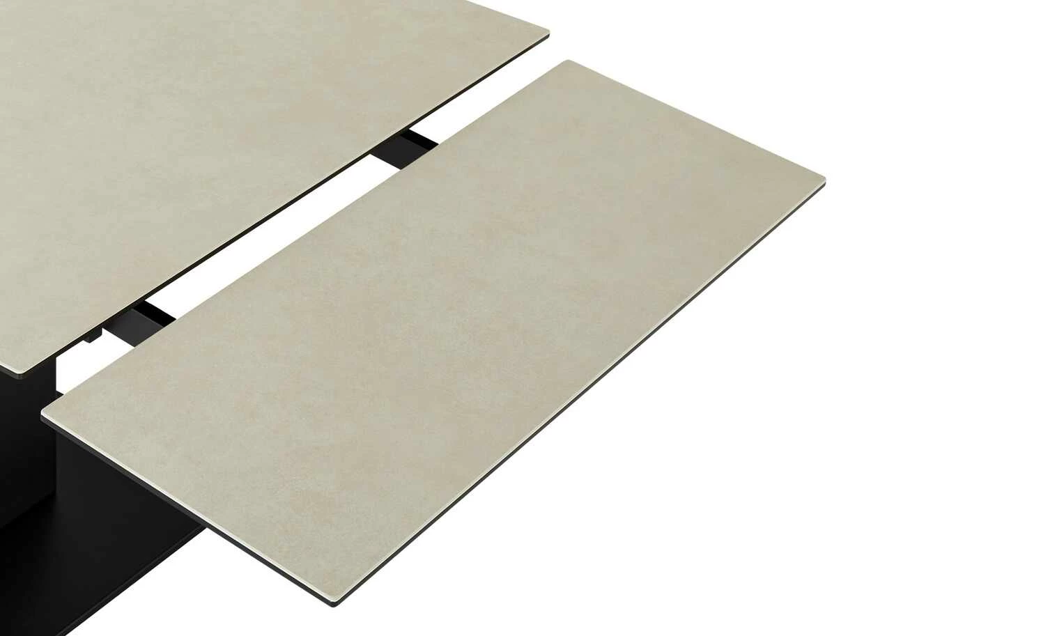 Connubia Säulentisch ausziehbar Pegaso Connubia Säulentisch ausziehbar Pegaso | Salzweiß Schwarz -Tische Verkäufe 13307988 4 202204292232