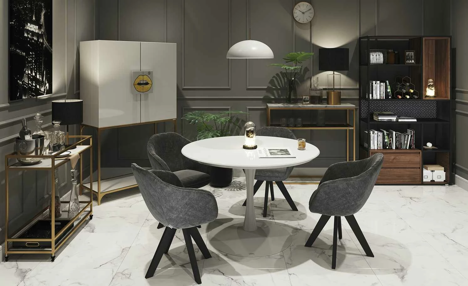 Playboy Esstisch Paige Playboy Esstisch Paige -Tische Verkäufe 13308322 5 202010132332