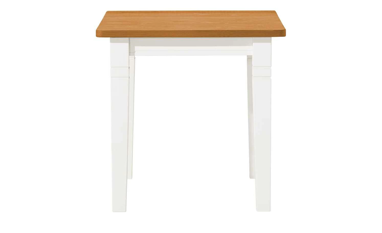 maison bleue Esstisch massiv Florian maison bleue Esstisch massiv Florian | Weiß / bernsteinfarben ca. 78x78 cm -Tische Verkäufe 13316310 5 202108130002