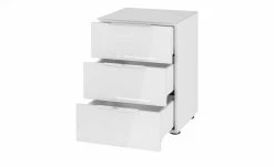 Nachtkommode Vitreo | Weiß Abdeckplatte mit zusätzlichem Glas -Tische Verkäufe 13340355 1 201901221137