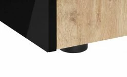 Nachtkommode Vitreo | Eiche Sägerau (Nachbildung) / Anthrazit Abdeckplatte mit zusätzlichem Glas -Tische Verkäufe 13340366 2 201901221137