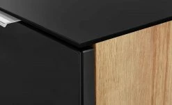 Nachtkommode Vitreo | Eiche Sägerau (Nachbildung) / Anthrazit Abdeckplatte mit zusätzlichem Glas -Tische Verkäufe 13340366 3 201901221137