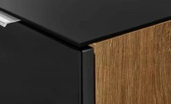 Nachtkommode Vitreo | Eiche Riviera (Nachbildung) / Anthrazit Abdeckplatte mit zusätzlichem Glas -Tische Verkäufe 13340371 3 201901221137