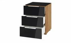 Nachtkommode Vitreo | Eiche Riviera (Nachbildung) / Anthrazit Abdeckplatte mit zusätzlichem Glas -Tische Verkäufe 13340371 6 201901221137