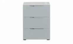 Nachtkommode Vitreo | Eiche Sägerau (Nachbildung) / Seidengrau Abdeckplatte mit zusätzlichem Glas -Tische Verkäufe 13345709 3 202103122232