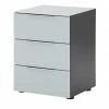 Nachtkommode Vitreo | Anthrazit / Seidengrau Abdeckplatte mit zusätzlichem Glas -Tische Verkäufe 13345711 2 201911212246