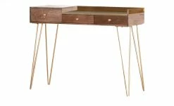 Konsolentisch Scarlet | Mango / goldfarbig