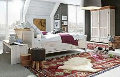 Nachtkommode Bornholm | Kiefer Weiß / Kiefer antikfarben -Tische Verkäufe 135764 2 201811271454