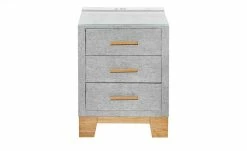 uno Nachtkommode mit LED-Beleuchtung und USB-Anschluss Bene | Hellgrau -Tische Verkäufe 14122147 1 202204042233