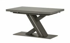 Berger & Rath Säulentisch ausziehbar Trix | Londra (Hellgrau) 140|cm