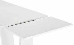 Berger & Rath Säulentisch ausziehbar Trix | Weiß-Creme 160|cm -Tische Verkäufe 14302321 5 202102102232