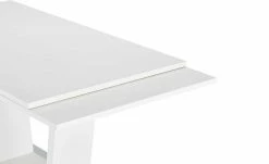 Berger & Rath Säulentisch ausziehbar Trix | Weiß-Creme 160|cm -Tische Verkäufe 14302321 8 202102102232