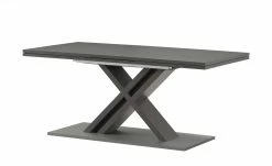 Berger & Rath Säulentisch ausziehbar Trix | Anthrazit 180|cm