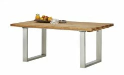 Woodford Kufentisch Aaron | 180|cm Wildeiche Edelstahl -Tische Verkäufe 14302588 2 201909272233