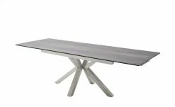 Keramik-Säulentisch ausziehbar Nora | Holzoptik Barrique Edelstahl -Tische Verkäufe 14303159 6 202102251236