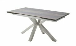 Keramik-Säulentisch ausziehbar Nora | Holzoptik Barrique Edelstahl -Tische Verkäufe 14303159 8 202102251236