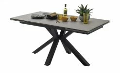 Keramik-Säulentisch ausziehbar Nora | Anthrazit Schwarz -Tische Verkäufe 14303161 2 202101272237