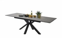 Keramik-Säulentisch ausziehbar Nora | Anthrazit Schwarz -Tische Verkäufe 14303161 4 202101272237