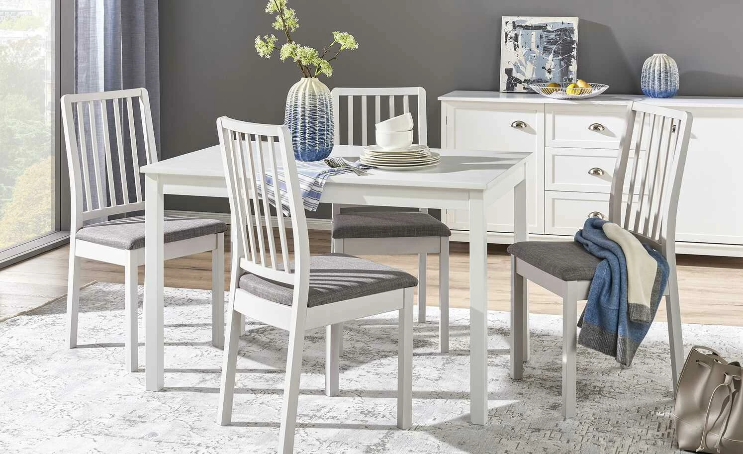 Esstisch Fabian Esstisch Fabian | Weiß 118x75 cm -Tische Verkäufe 14304231 7 202110192233