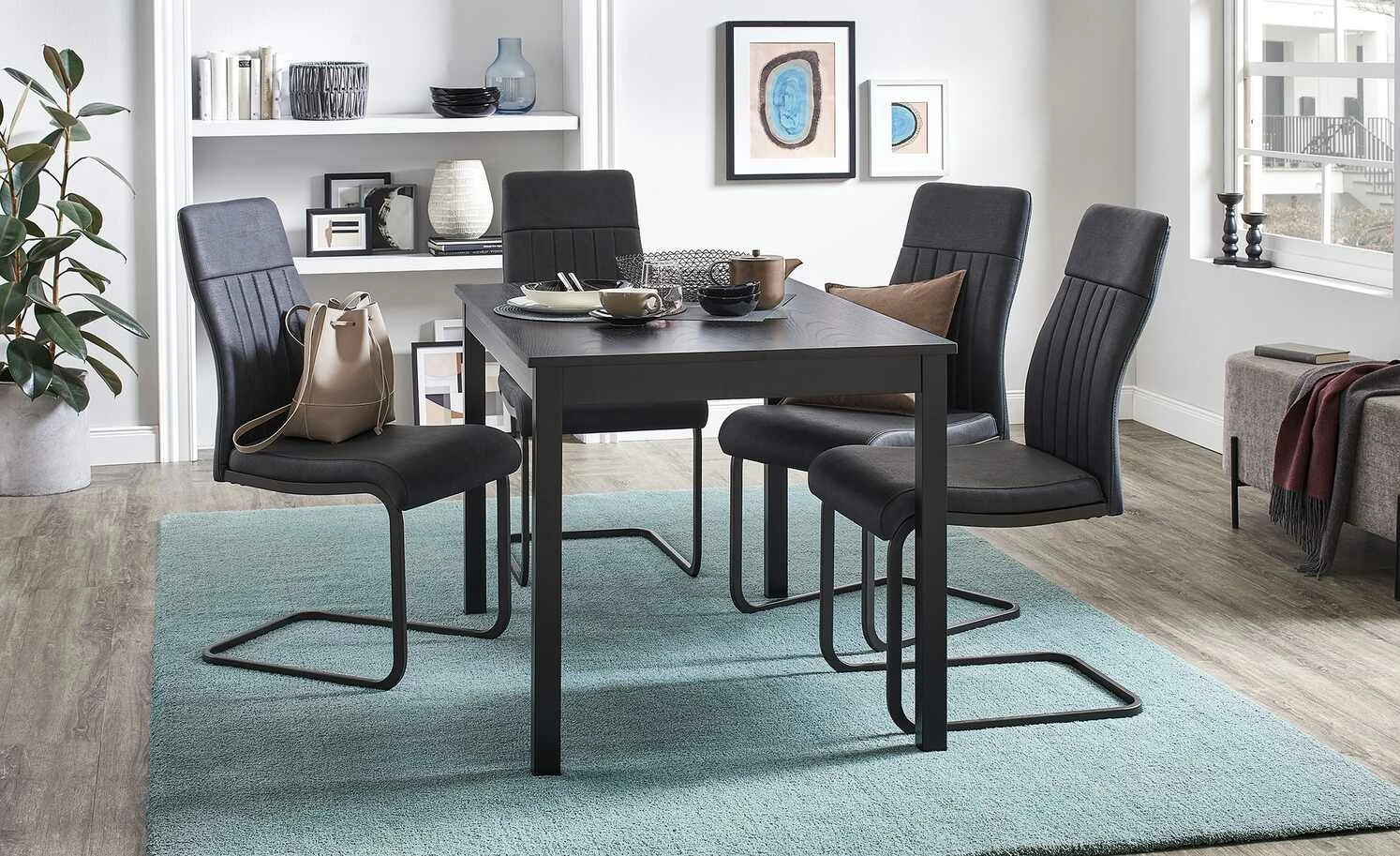 Esstisch Fabian Esstisch Fabian | Schwarz 118x75 cm -Tische Verkäufe 14304232 8 202010272250