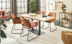 Kulissentisch ausziehbar Kris | Asteiche (Nachbildung) / Schwarz -Tische Verkäufe 14305282 2 202103311241