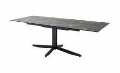 HPL/Glas-Säulentisch ausziehbar Minni | Steinoptik Grau -Tische Verkäufe 14305565 3 202011182242