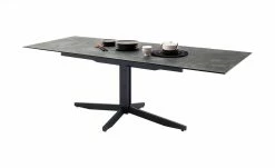 HPL/Glas-Säulentisch ausziehbar Minni | Steinoptik Grau -Tische Verkäufe 14305565 4 202011182242