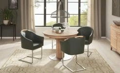 Wohnwert Säulentisch Der Runde | Holzwerkstoff furniert 110|cm