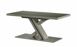 Berger & Rath Säulentisch ausziehbar Trix | Londra (Hellgrau) 160|cm