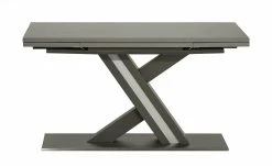 Berger & Rath Säulentisch ausziehbar Trix | Londra (Hellgrau) 160|cm -Tische Verkäufe 14307412 9 202103102234