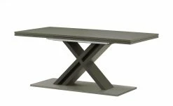 Berger & Rath Säulentisch ausziehbar Trix | Londra (Hellgrau) 160|cm