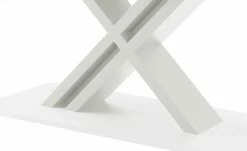 Berger & Rath Säulentisch ausziehbar Trix | Weiß-Creme 160|cm -Tische Verkäufe 14307416 2 202103121242