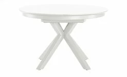 Berger & Rath Säulentisch ausziehbar Xeno | Weiß-Creme 95|cm -Tische Verkäufe 14307419 4 202103022233