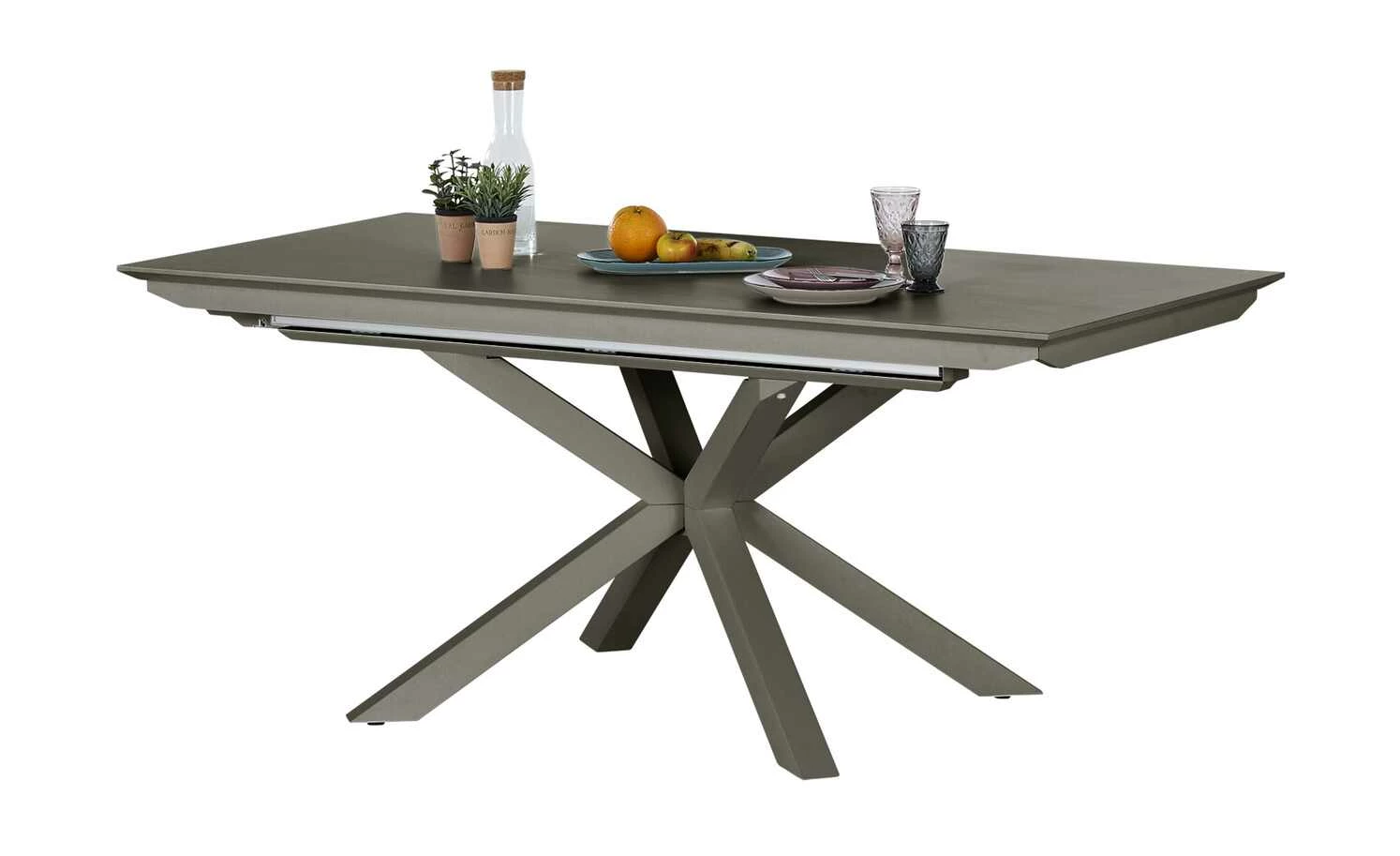 Berger & Rath Säulentisch ausziehbar Xeno Berger & Rath Säulentisch ausziehbar Xeno | Londra (Hellgrau) 160|cm -Tische Verkäufe 14307420 5 202103022233