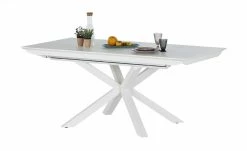 Berger & Rath Säulentisch ausziehbar Xeno | Weiß - Creme 160|cm -Tische Verkäufe 14307421 6 202011032248