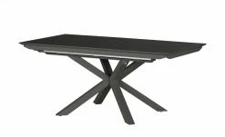 Berger & Rath Säulentisch ausziehbar Xeno | Anthrazit 160|cm