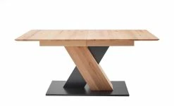 Säulentisch ausziehbar Balu | X-Säule Kernbuche Schwarz-Grau 140|cm -Tische Verkäufe 14307490 6 202102102233