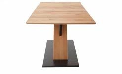 Säulentisch ausziehbar Balu | X-Säule Kernbuche Schwarz-Grau 140|cm -Tische Verkäufe 14307490 8 202102102233