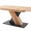 Säulentisch ausziehbar Balu | X-Säule Kernbuche Schwarz-Grau 140|cm -Tische Verkäufe 14307490 9 202102102233